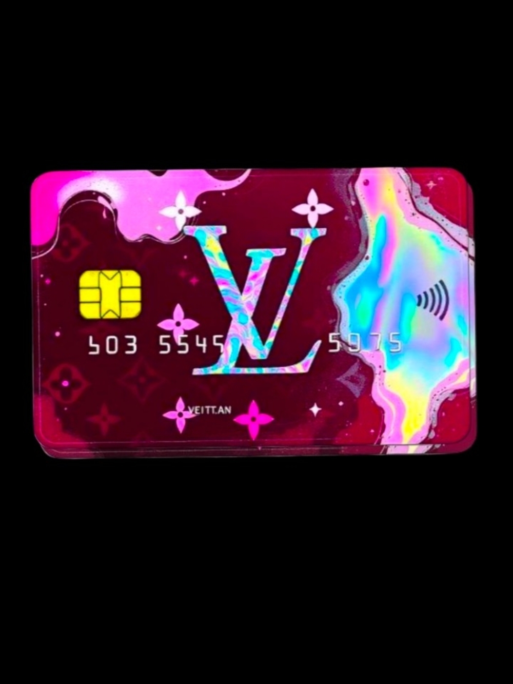 Letter L Credit Card Skin
